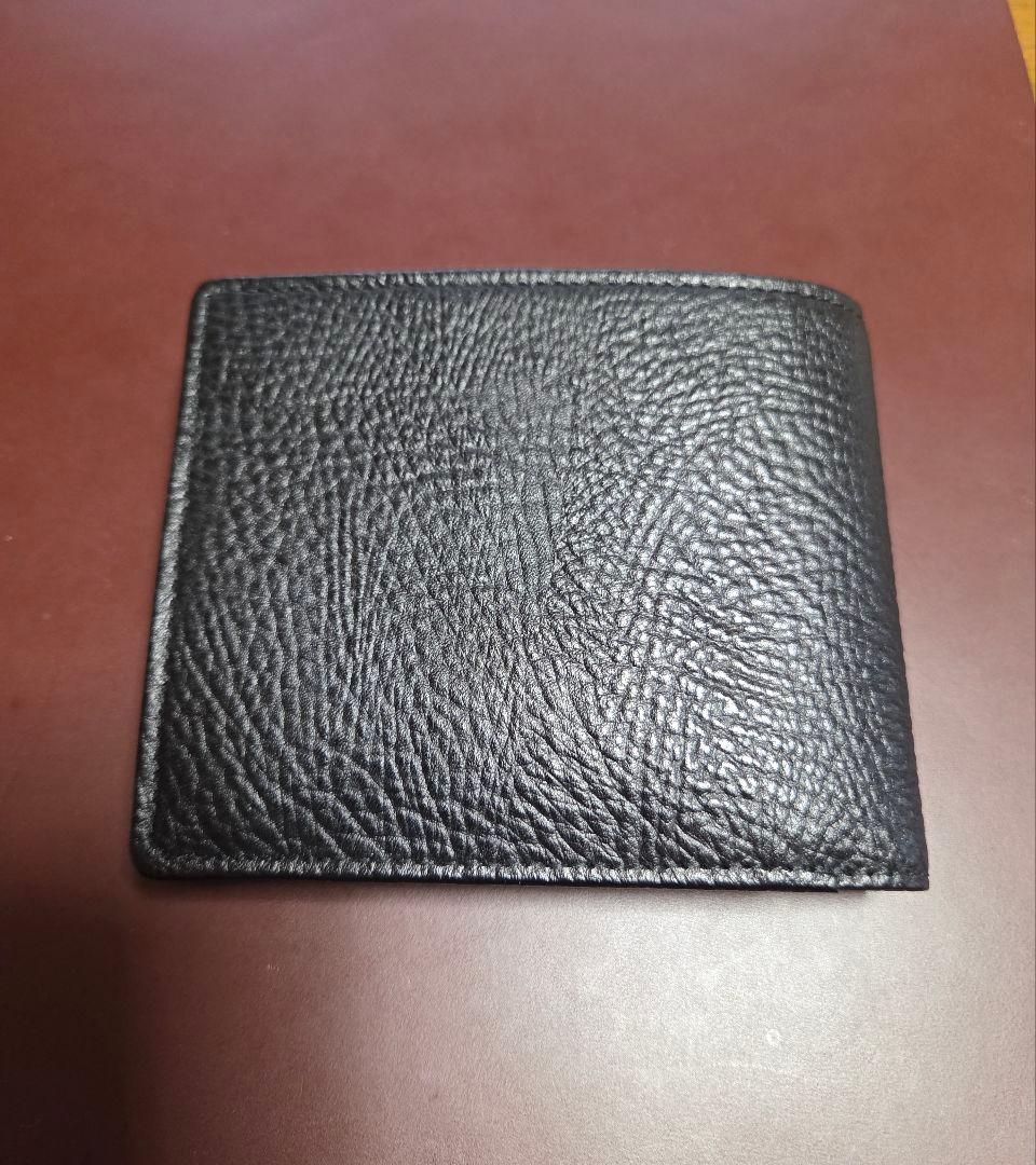 Orobianco ブラック レザー 二つ折り財布