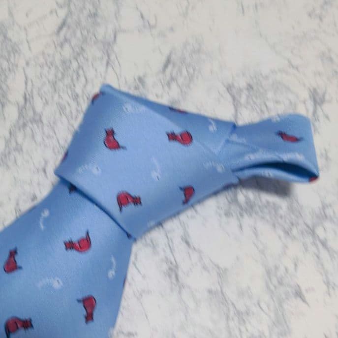 お*む様 【新品未使用】マリネッラ ネクタイ 猫 高級　上質　シルク　100周年