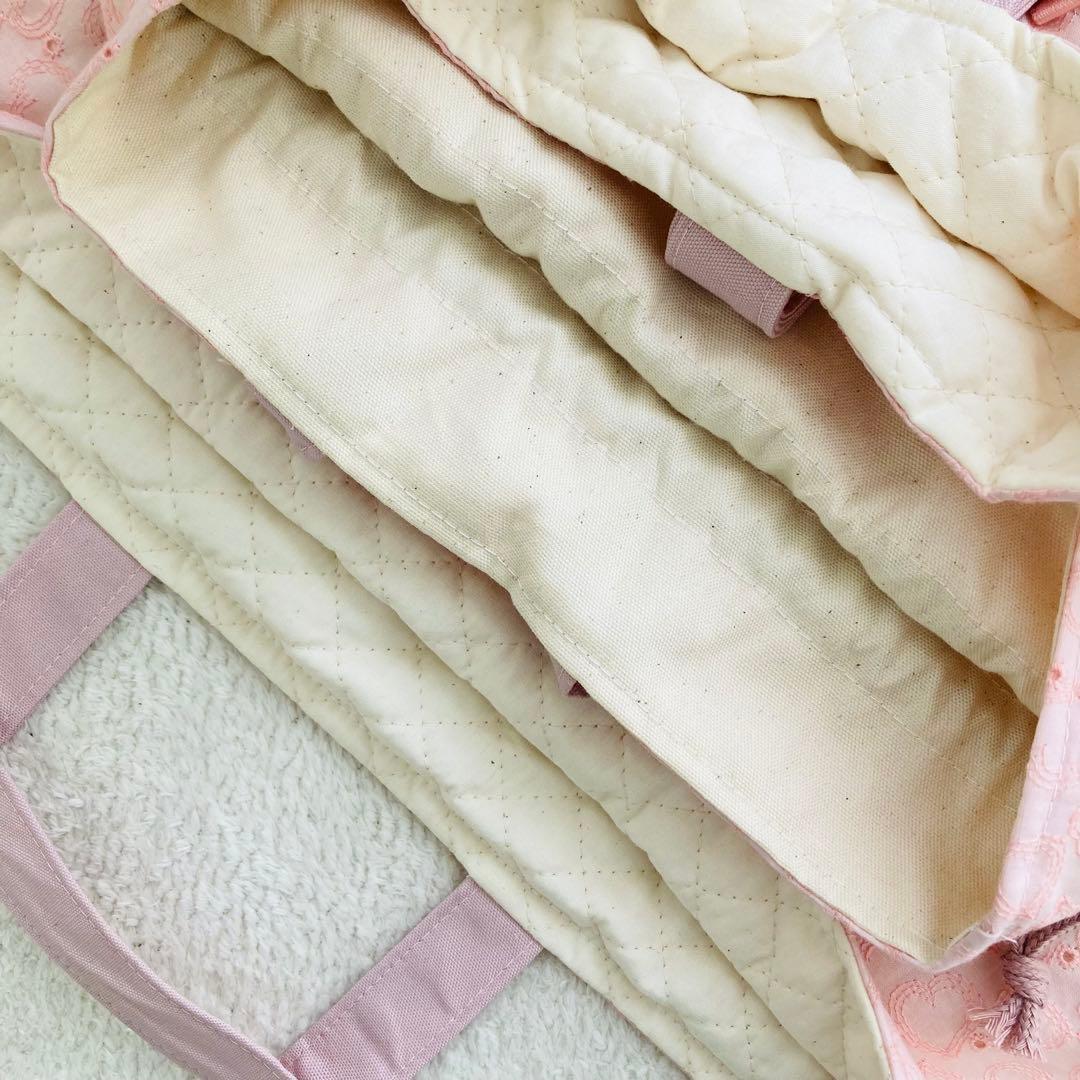 【ハンドメイド】入園入学グッズ(ハートレース×フリル×ハートキルティング)