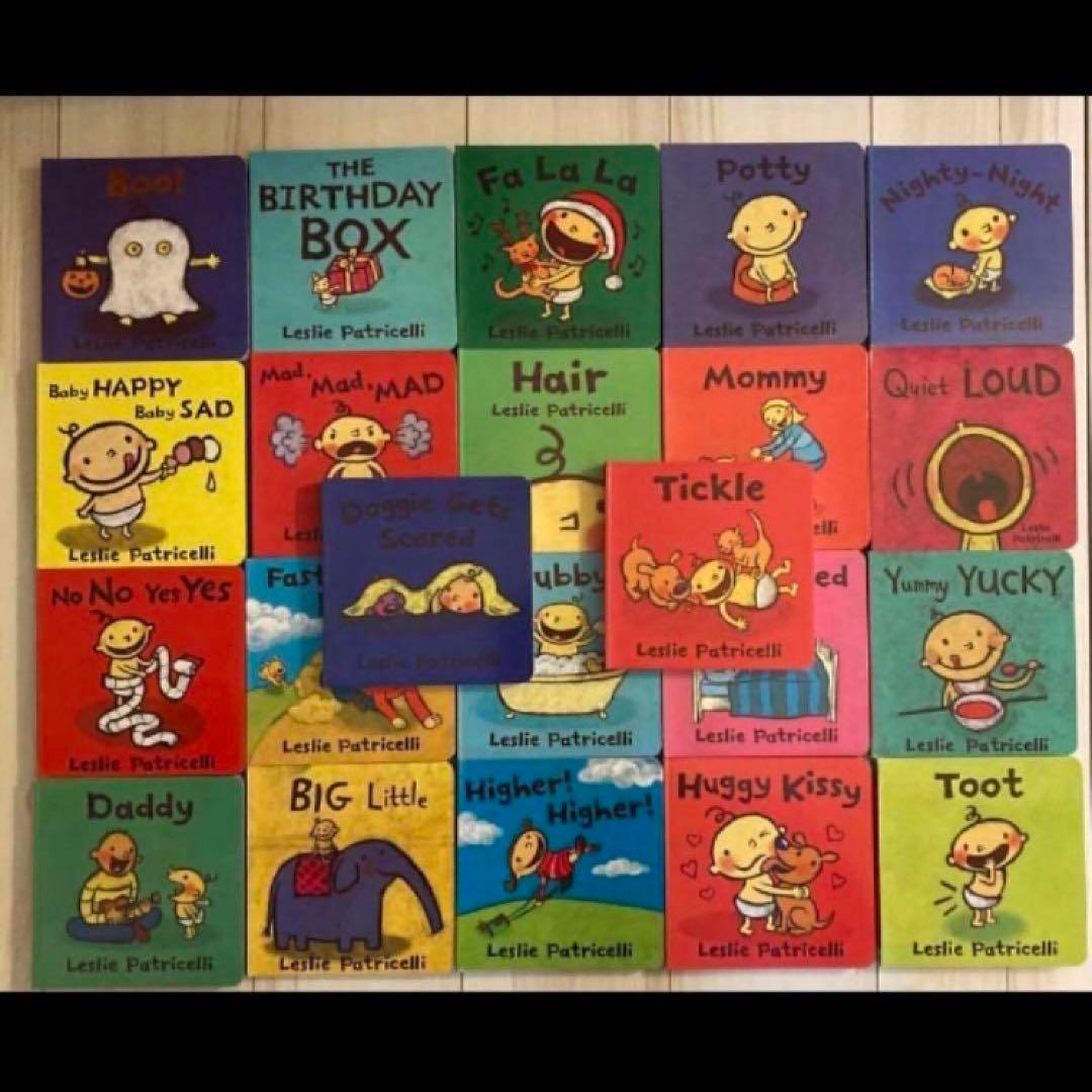 【美品】Leslie Patricelli 英語絵本　22冊セット　最新版