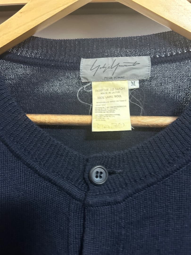 YOHJI YAMAMOTO pour homme 93aw ニットカーディガン