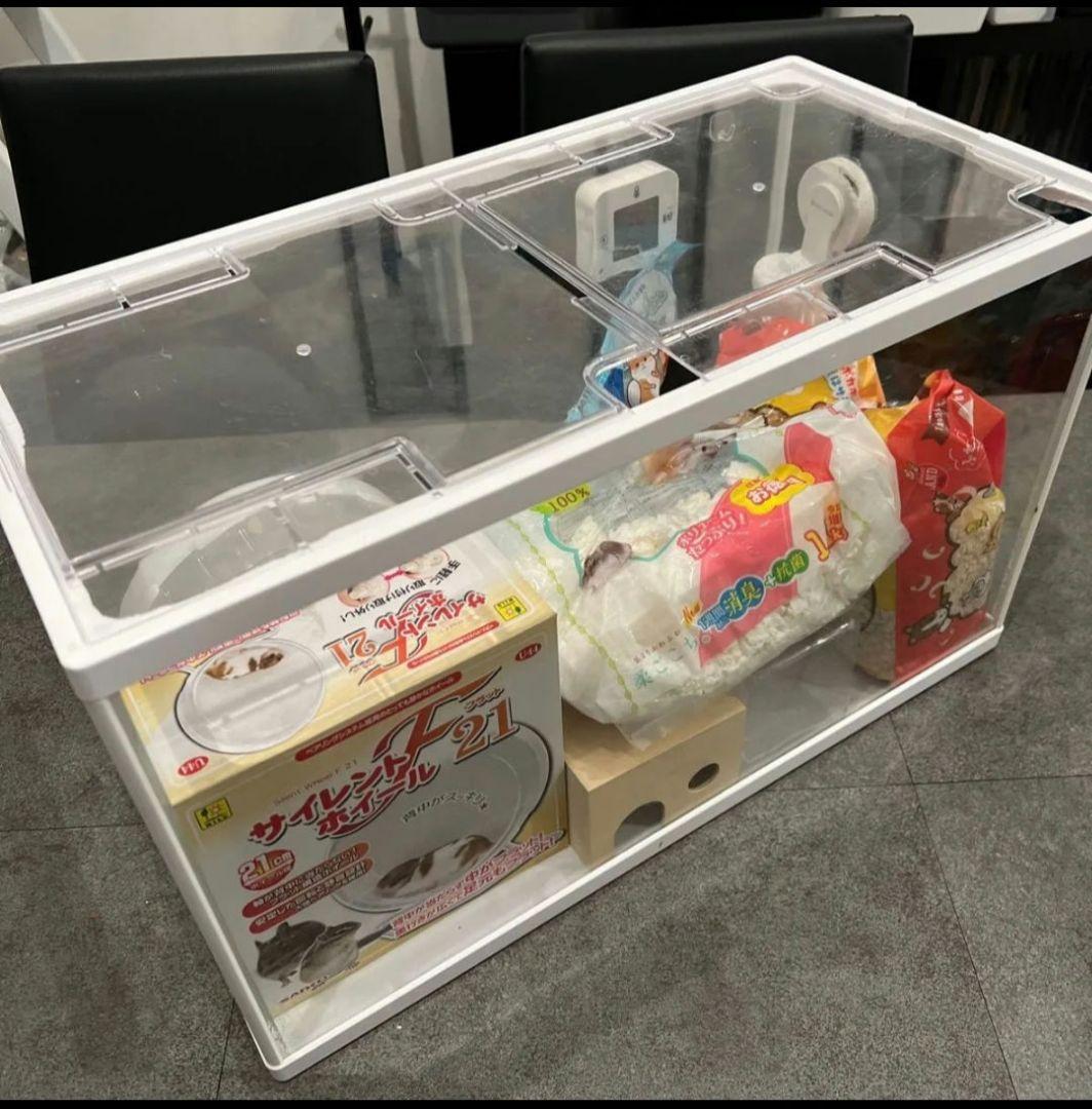 サイズは横60縦36奥行き29cm　大きいケージ　ハムスターお迎えセット