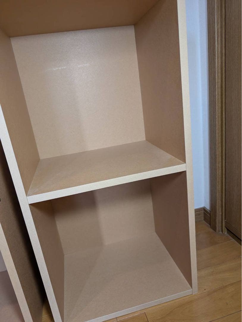 ■送料込■無印良品 MUJI パルプボードボックス 2段 棚 シェルフ廃盤家具