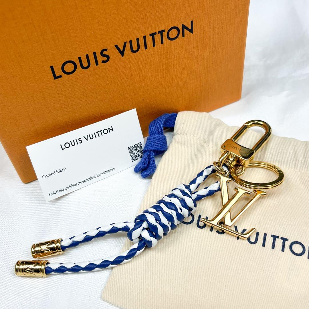 美品 2024年モデル ルイヴィトン ノーティカル ノット キーホルダー レザー