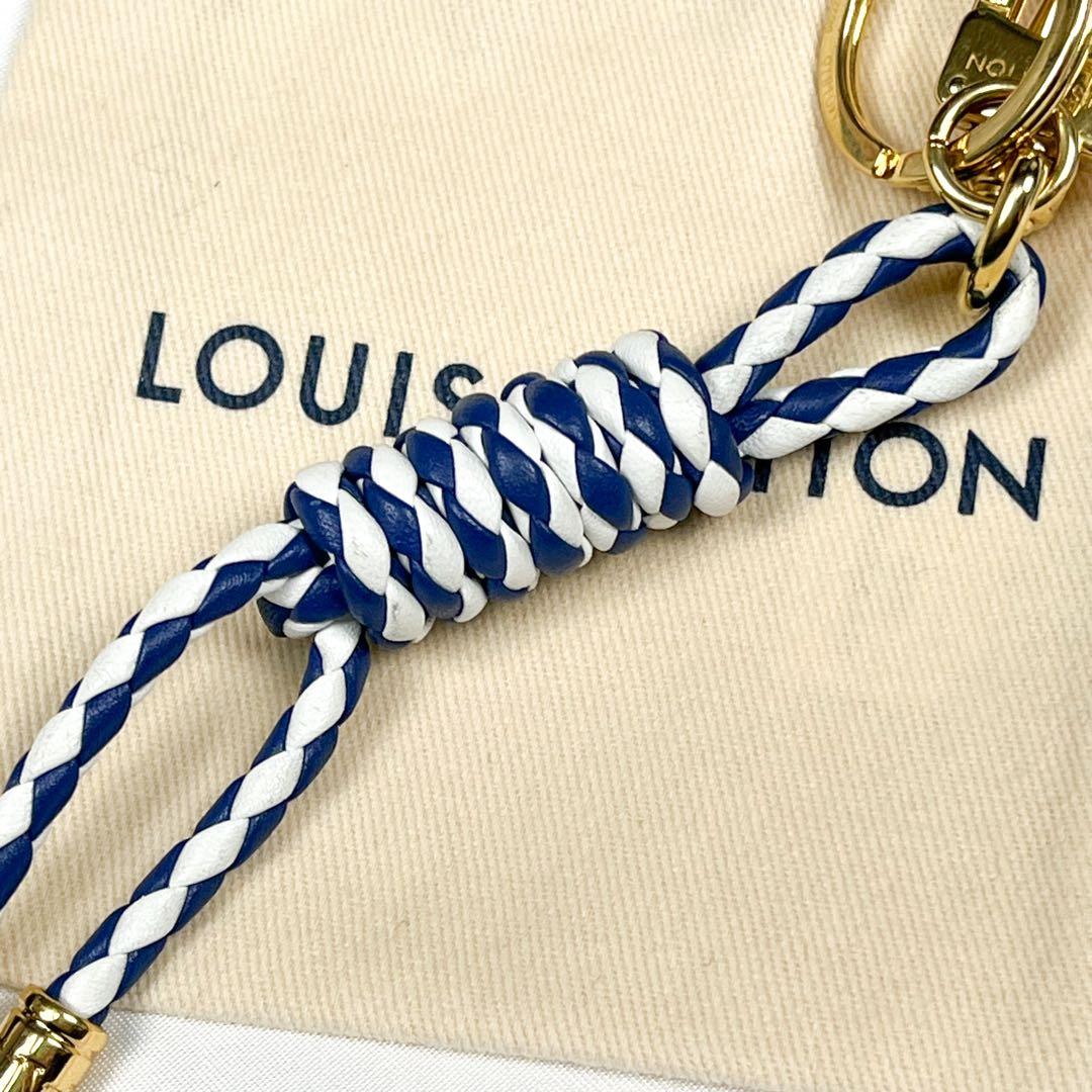 美品 2024年モデル ルイヴィトン ノーティカル ノット キーホルダー レザー