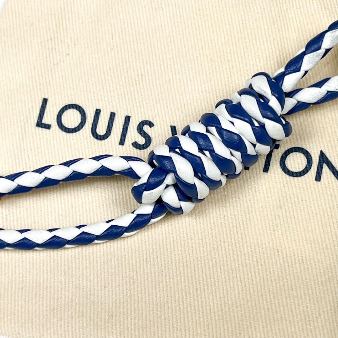美品 2024年モデル ルイヴィトン ノーティカル ノット キーホルダー レザー