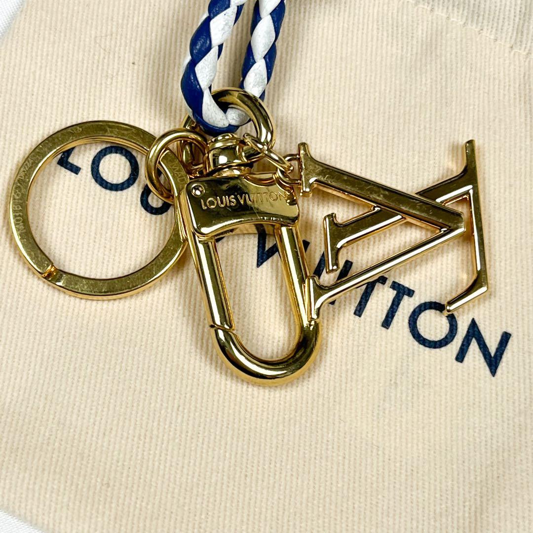 美品 2024年モデル ルイヴィトン ノーティカル ノット キーホルダー レザー