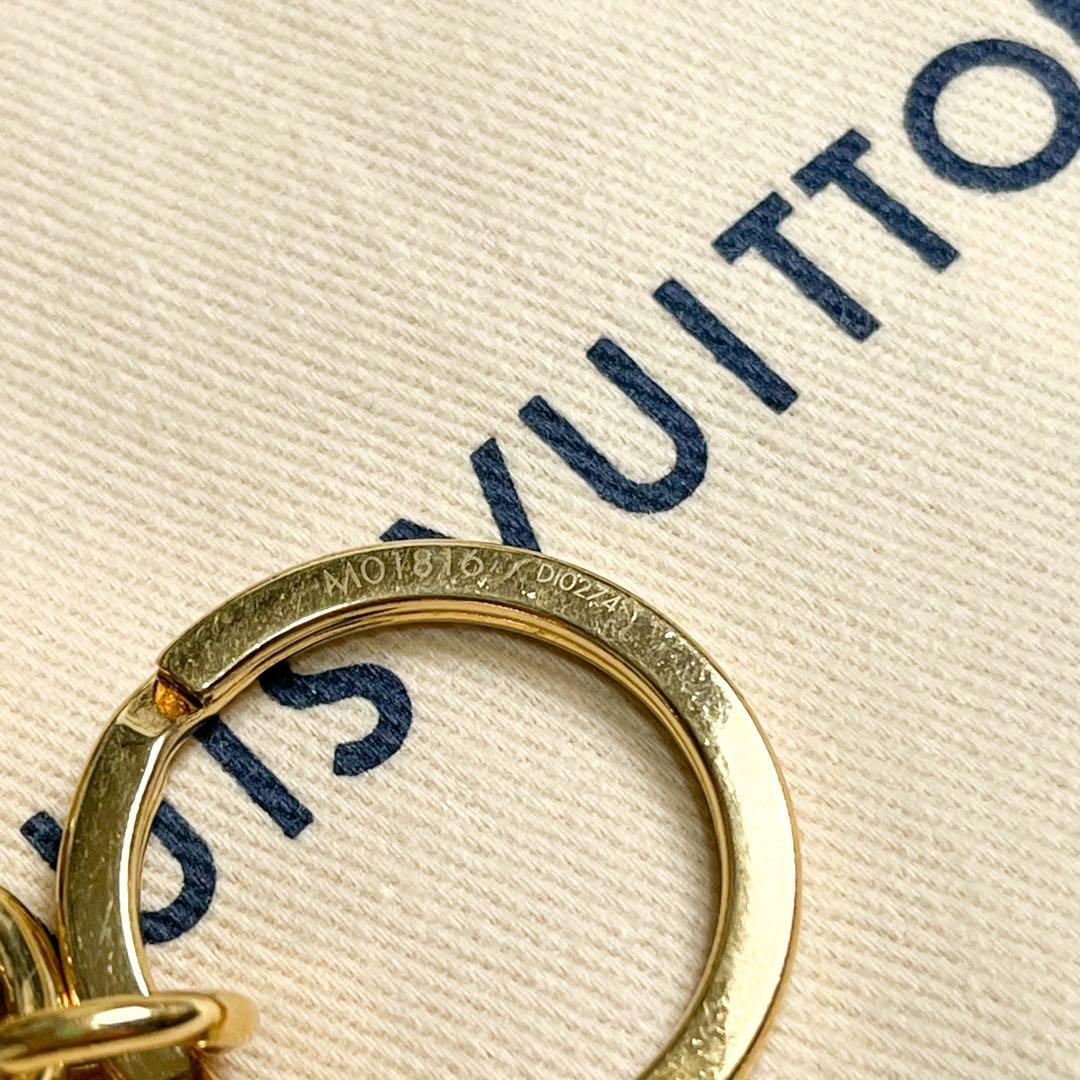 美品 2024年モデル ルイヴィトン ノーティカル ノット キーホルダー レザー