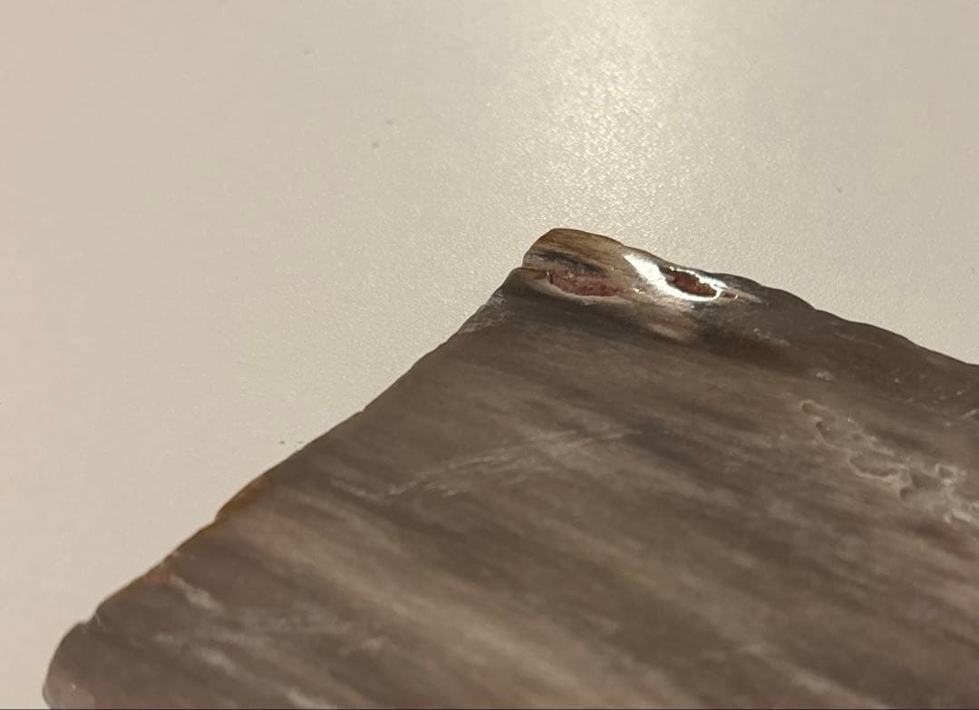 天然石オブジェ／化石化した木片（結晶あり）インテリア・撮影小