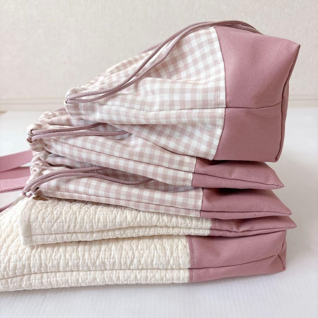 レッスンバッグ 上履き入れ　給食袋✖️2 お弁当袋