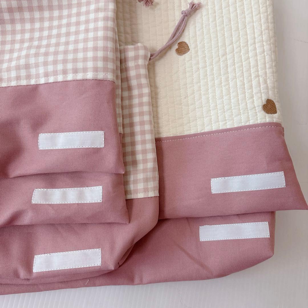 レッスンバッグ 上履き入れ　給食袋✖️2 お弁当袋