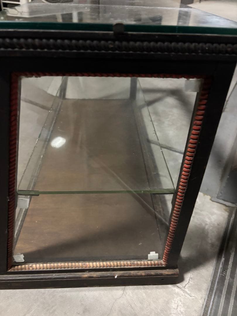 ビンテージ　昭和レトロガラスケース 墨田区から10kmまで配達
