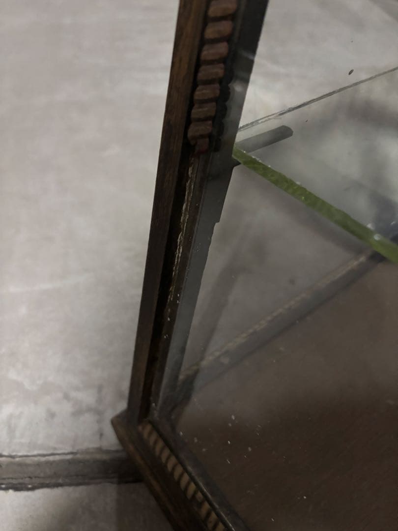 ビンテージ　昭和レトロガラスケース 墨田区から10kmまで配達