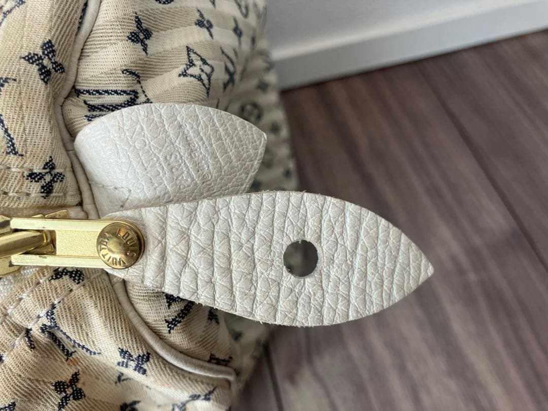 ルイ ヴィトン　モノグラム ミニラン クロワゼット スピーディ30 ブルー