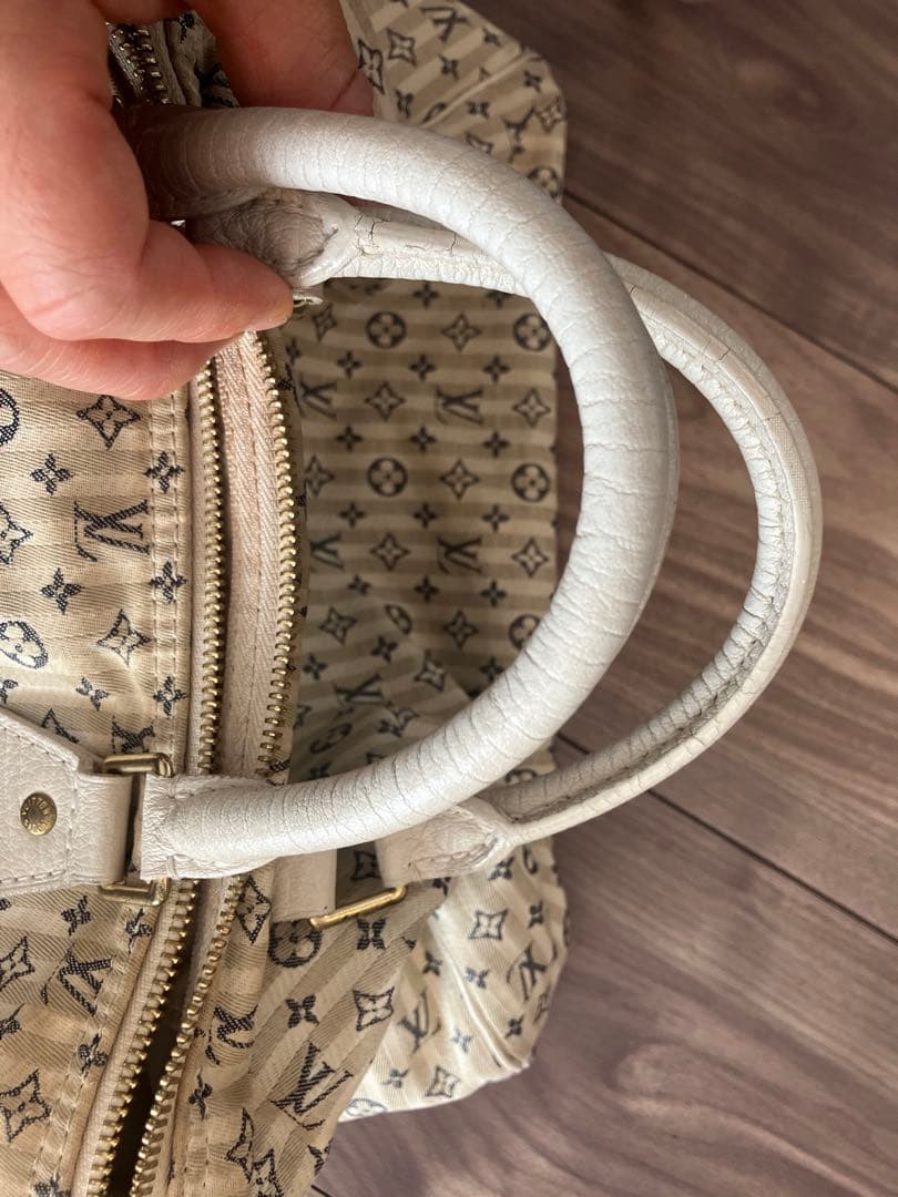 ルイ ヴィトン　モノグラム ミニラン クロワゼット スピーディ30 ブルー