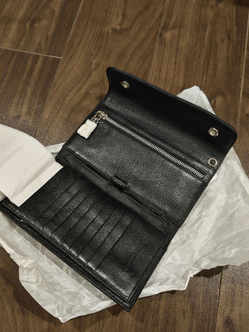 新品クロムハーツ　Wave Long Wallet ウェーブ ロング ウォレット