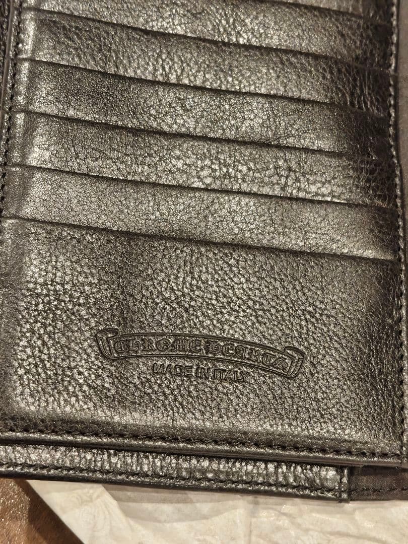 新品クロムハーツ　Wave Long Wallet ウェーブ ロング ウォレット