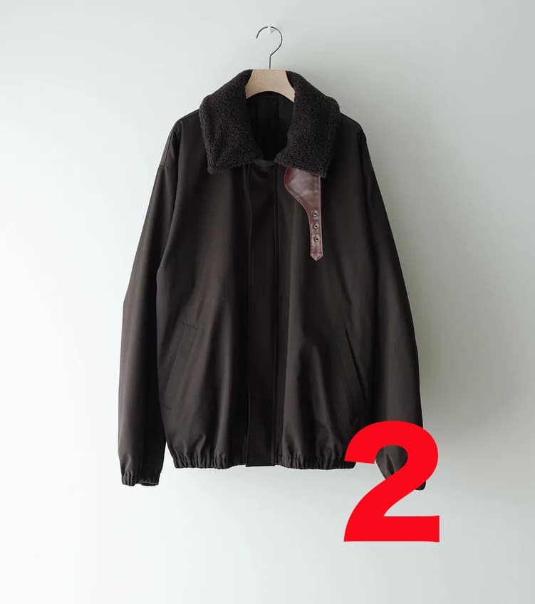 【ssstein】MOUTON COLLAR PADDED JACKET 2