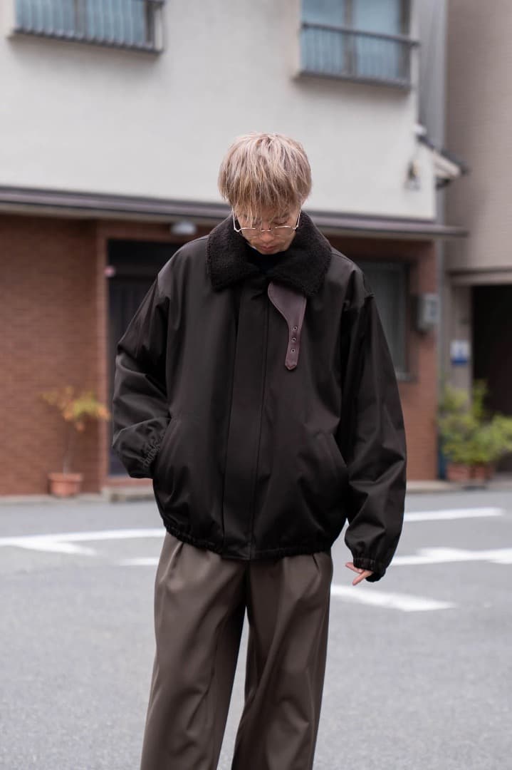 【ssstein】MOUTON COLLAR PADDED JACKET 2