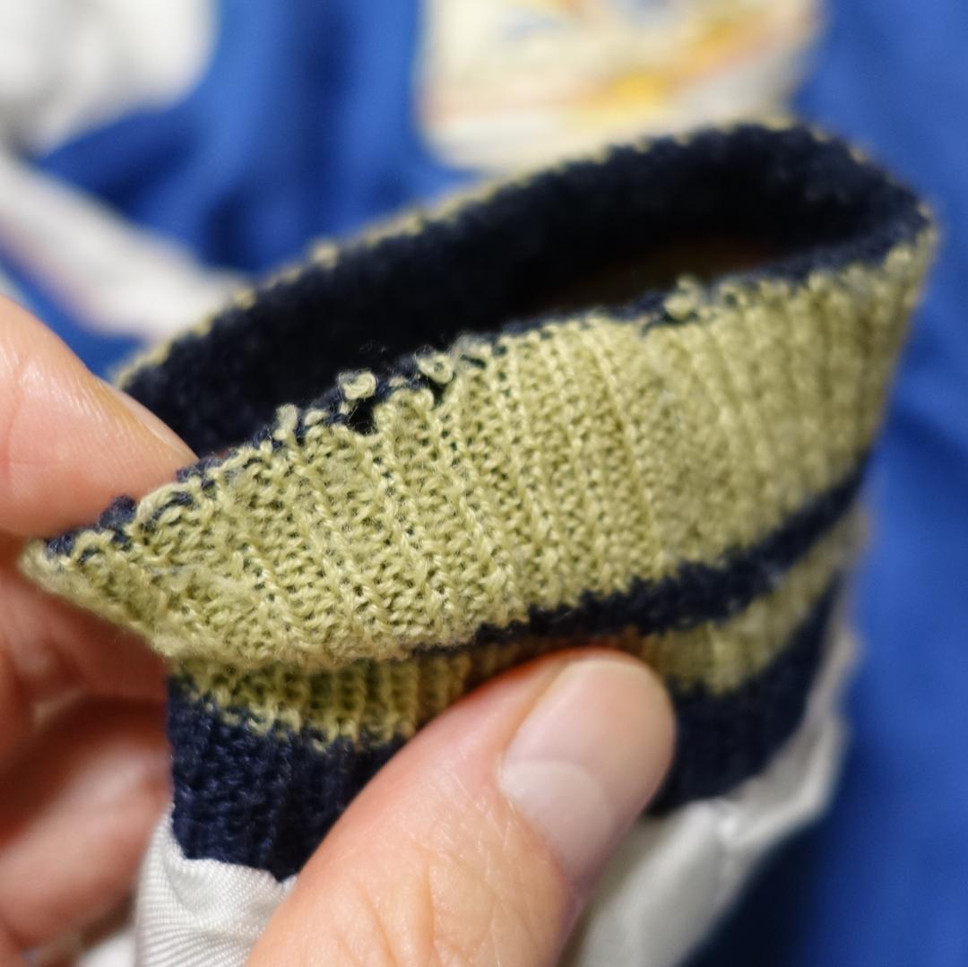 テーラー東洋 スカジャン TT11591 グリーン ブルー　M