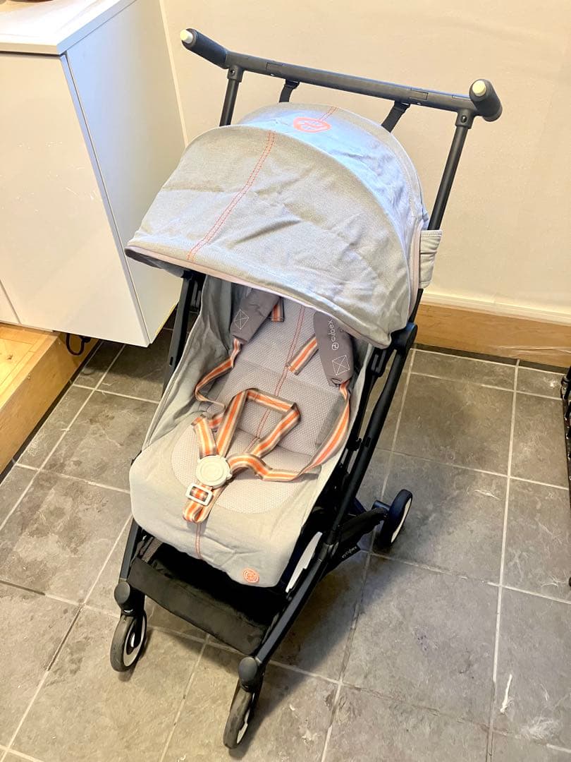 cybex サイベックス ベビーカー リベル レインカバー付 グレー