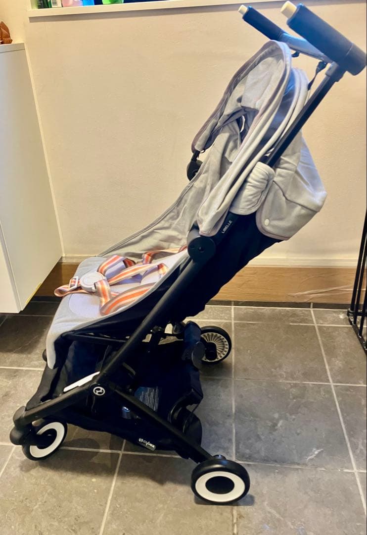 cybex サイベックス ベビーカー リベル レインカバー付 グレー