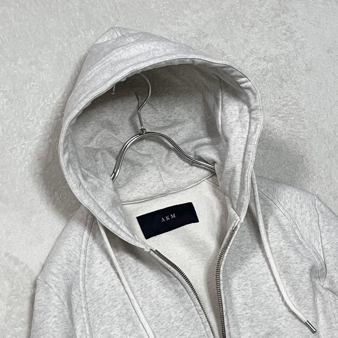 『AKM』定価6.6万 ストレッチジャージパーカー ダブルジップアップ