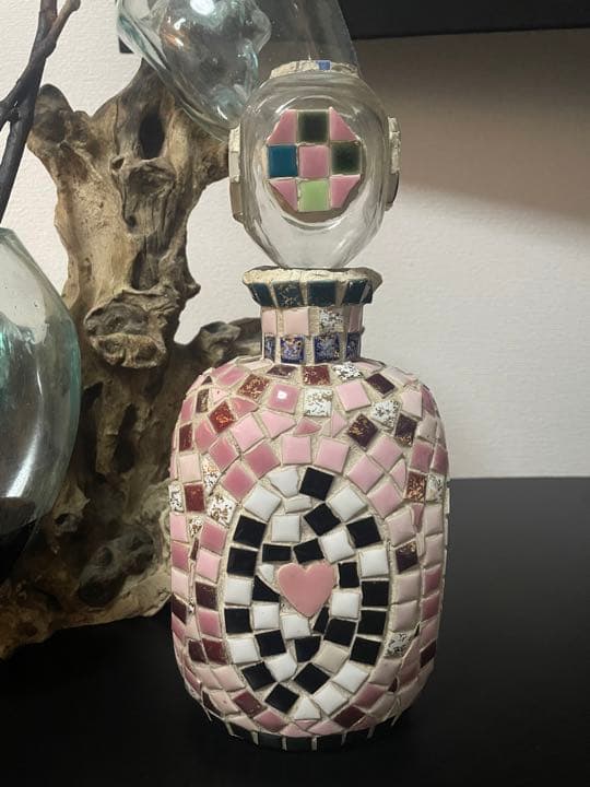 ビンテージ　タイル　デキャンタ