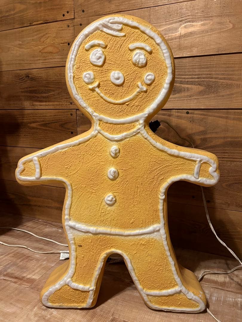 ジンジャーブレッドマン　ライト　照明　イルミネーション　クリスマスガーデンライト