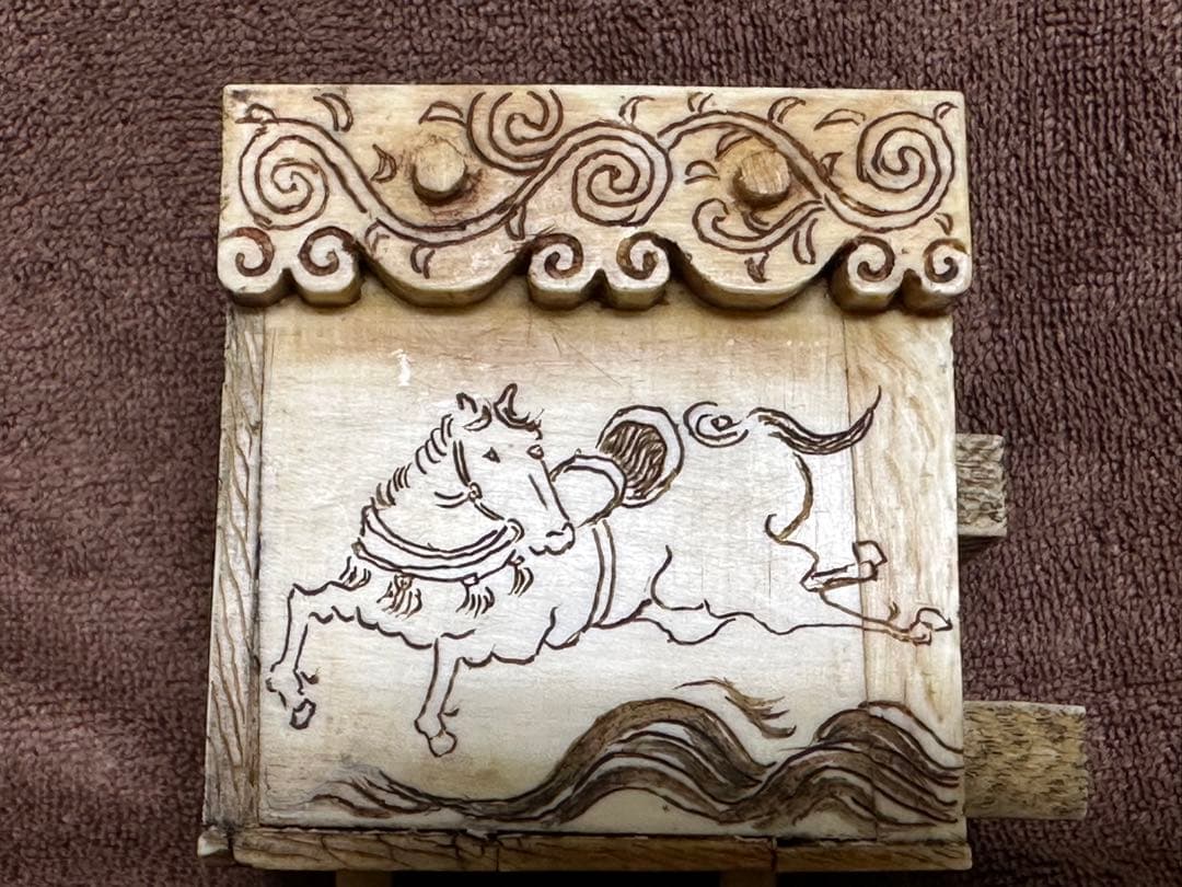 根付　江戸の名物　アンティーク　時代物 置物　縁起物　 総重量：370g