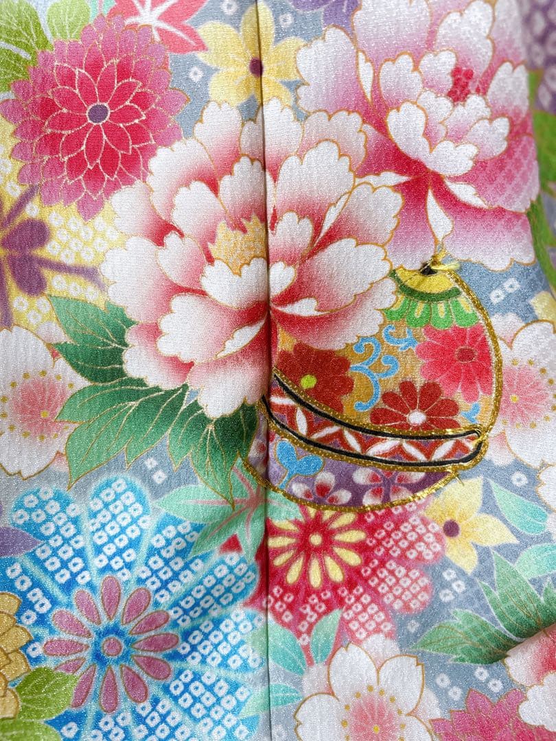 人気の水色×ゴールド♡七五三　7歳　女の子　セット　一式