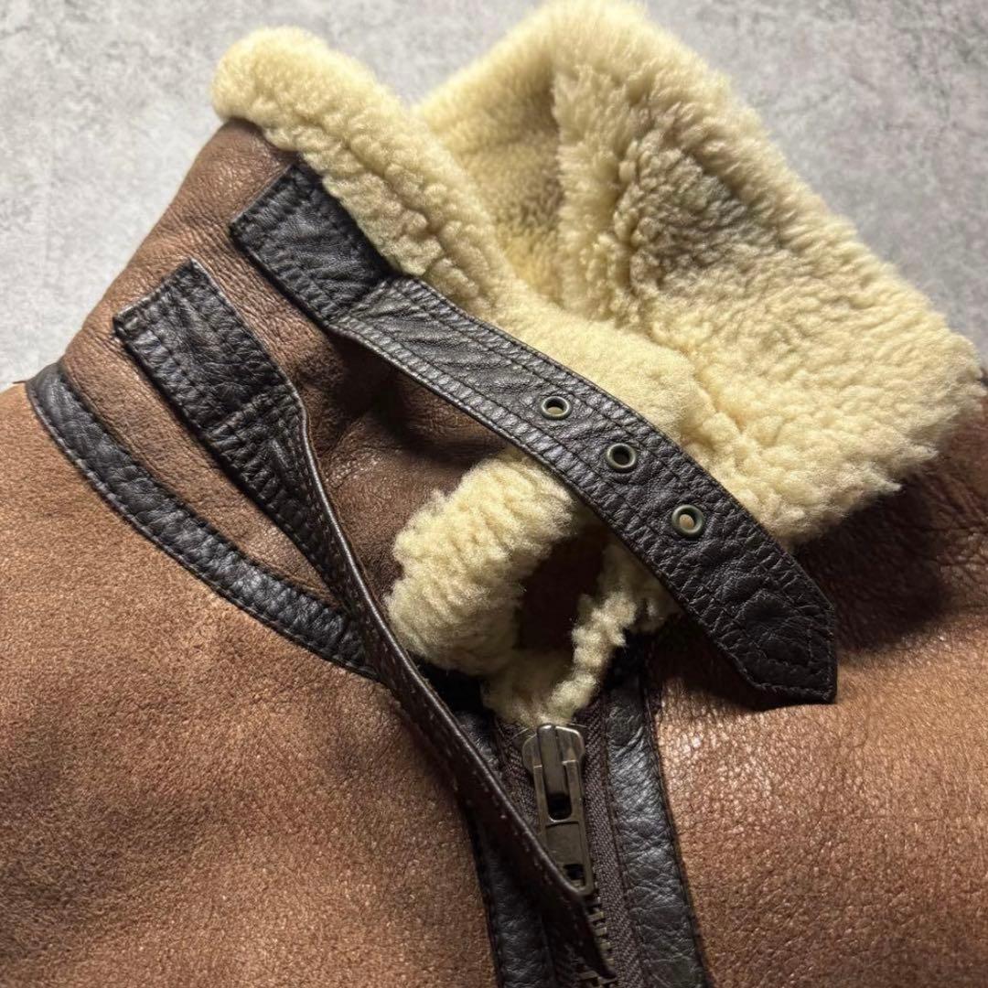 【90s vintage】フライトジャケット　B3 L ムートンジャケット　ボア