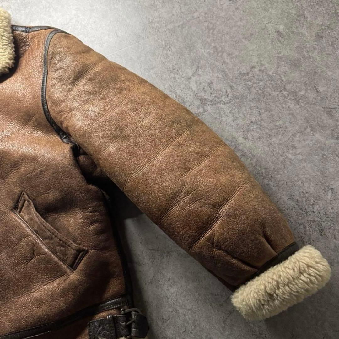 【90s vintage】フライトジャケット　B3 L ムートンジャケット　ボア