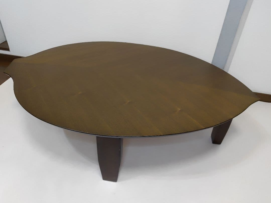 葉っぱのテーブル 上久商店 天板 120×80cm 高さ32.7cm 送料無料