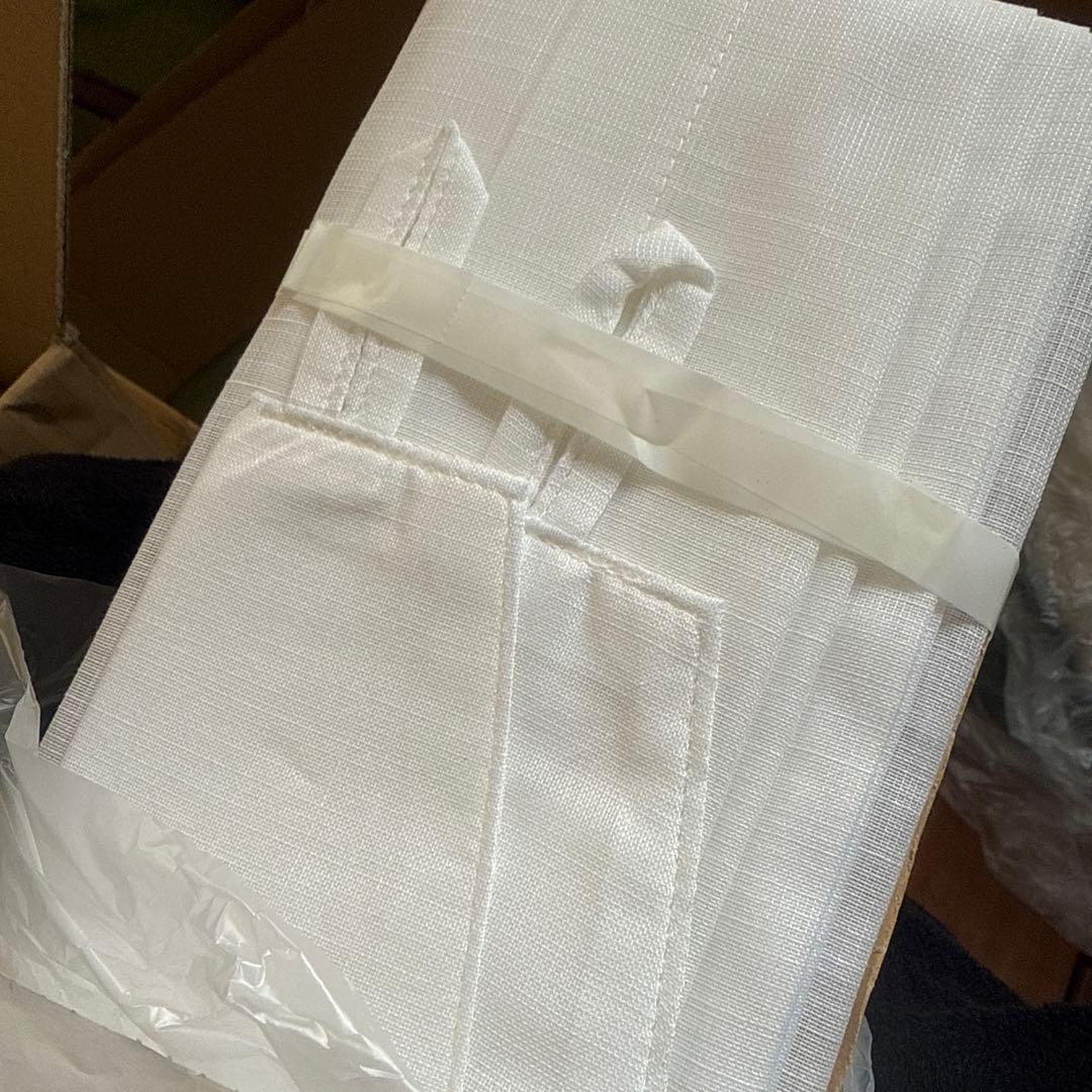 フジエテキスタイル レースカーテン FA1613WH 新品未使用