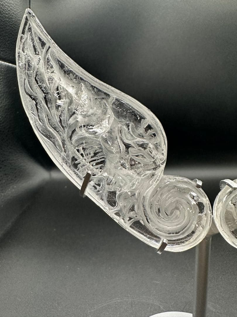 水晶　翼の置きもの（九尾）