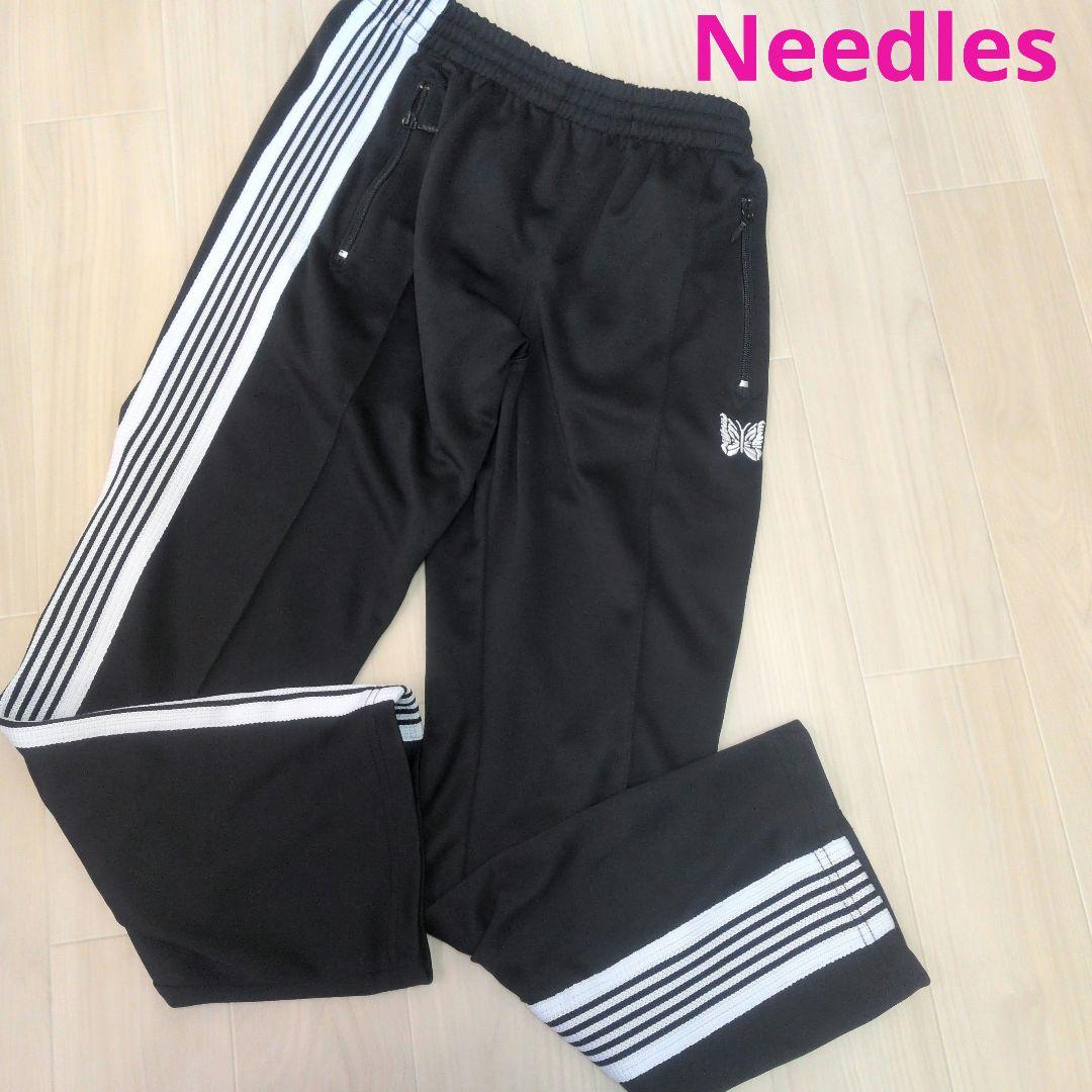 美品　Needles トラックパンツ ブラック ブーツカット IN183