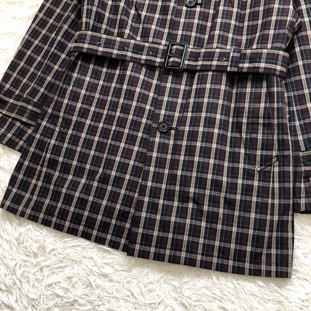 美品✨希少 L ライナー　バーバリー　チェック柄 トレンチコート ロゴ　ホース