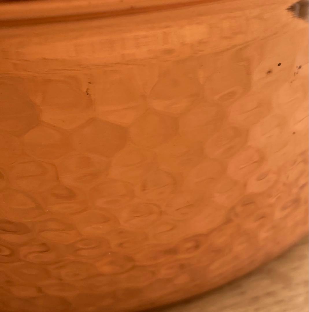 新光金属株式会社 銅製 鍋 未使用品 お玉付き ばんや鍋 山菜鍋 いろり鍋