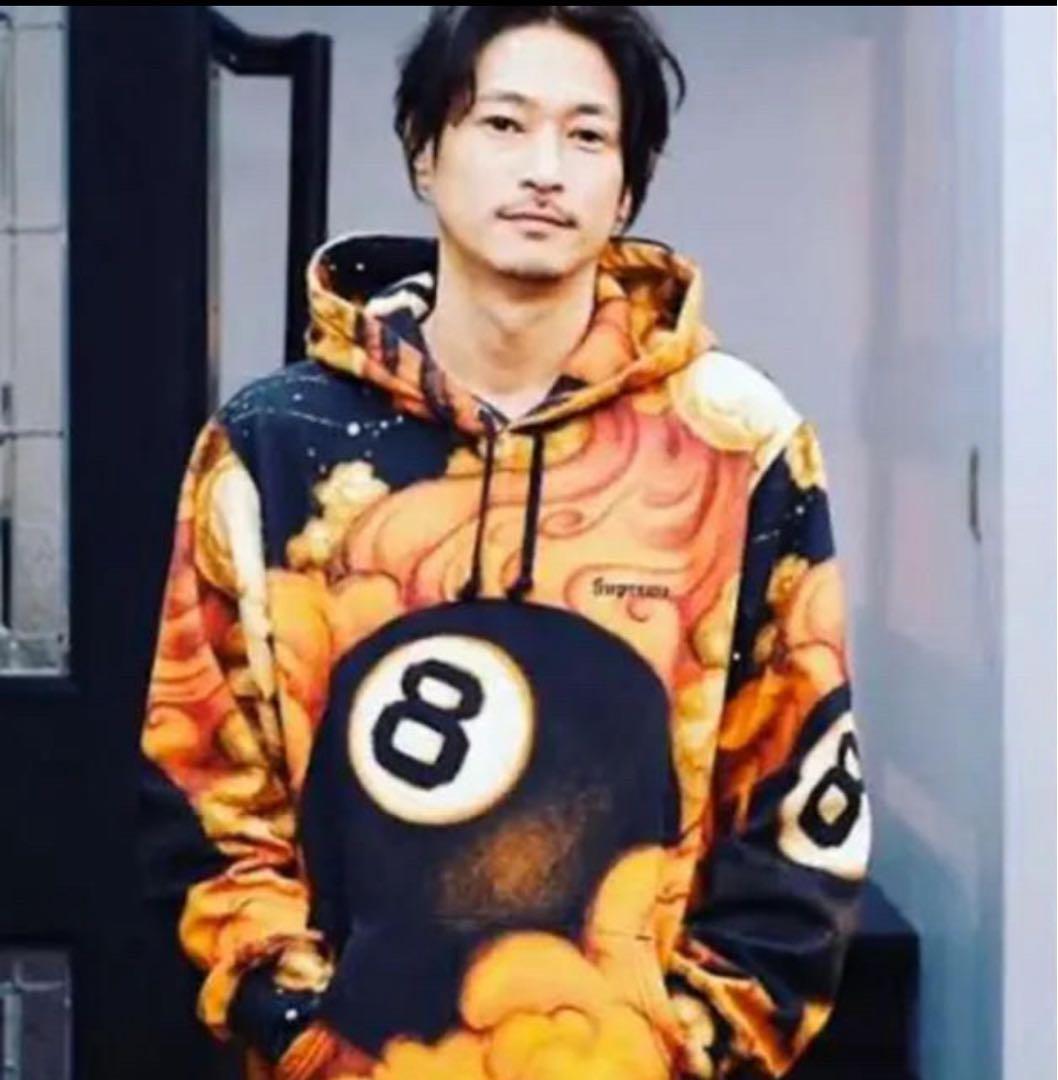 トップス supreme Martin Wong8-Ball Hooded Sweat