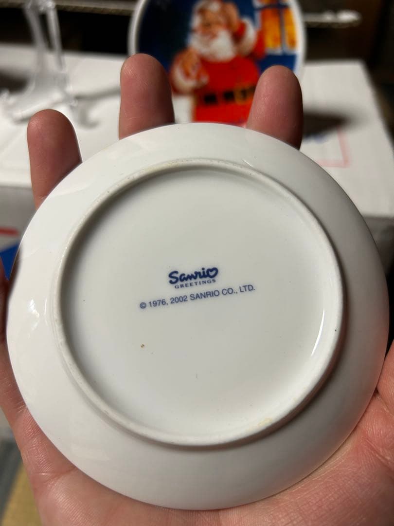 サンリオ ハローキティ　クリスマスプレート 2002年 3枚セット