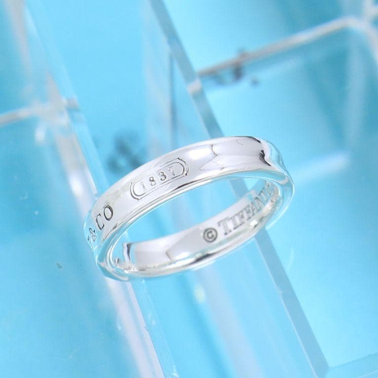 ティファニー　TIFFANY　10.5号　ナロー リング　定番　良品 111