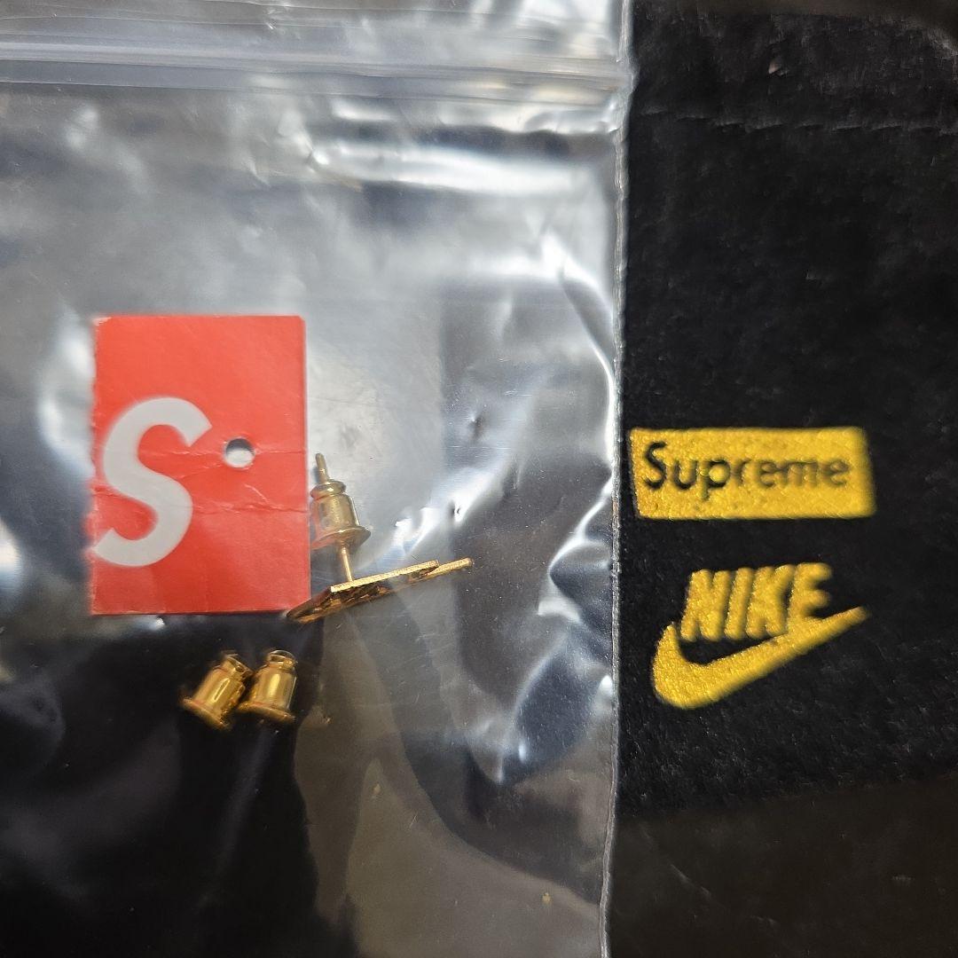 18FW Supreme ナイキ 14K Gold Earring ピアス