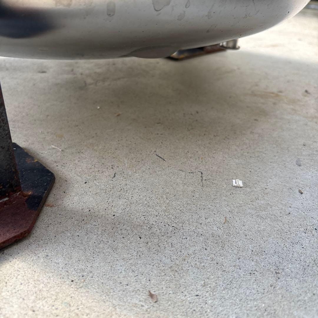 半切りステンレスタンク　簡易焼却炉や、雨水溜めにどうぞ