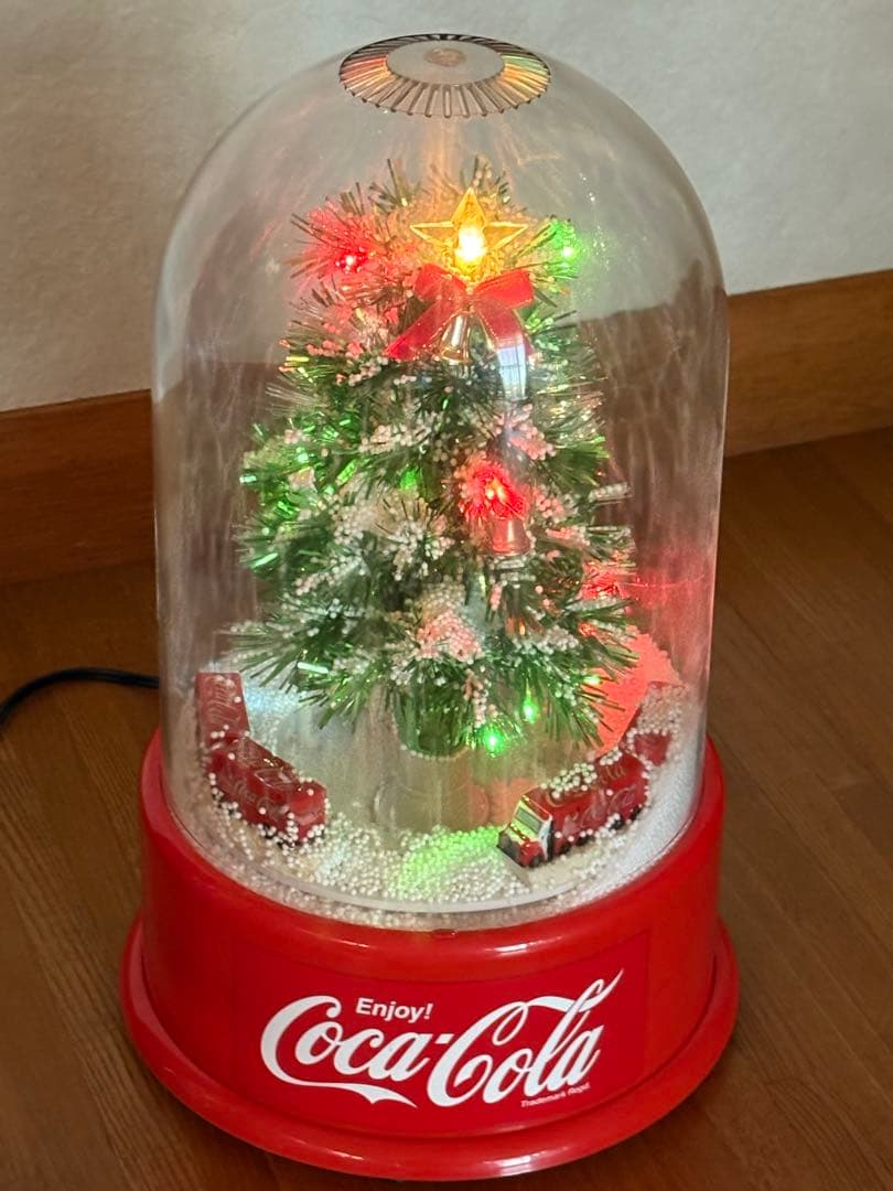Coca-Cola ❗️クリスマスツリー型　スノードーム　非売品