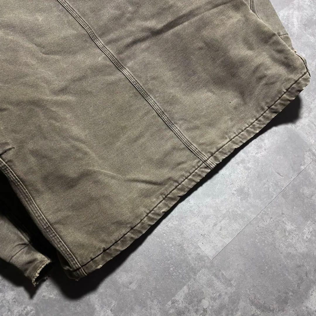 80s 星タグ USA製 カーハート チョアコート 茶 究極フェード 常田大希