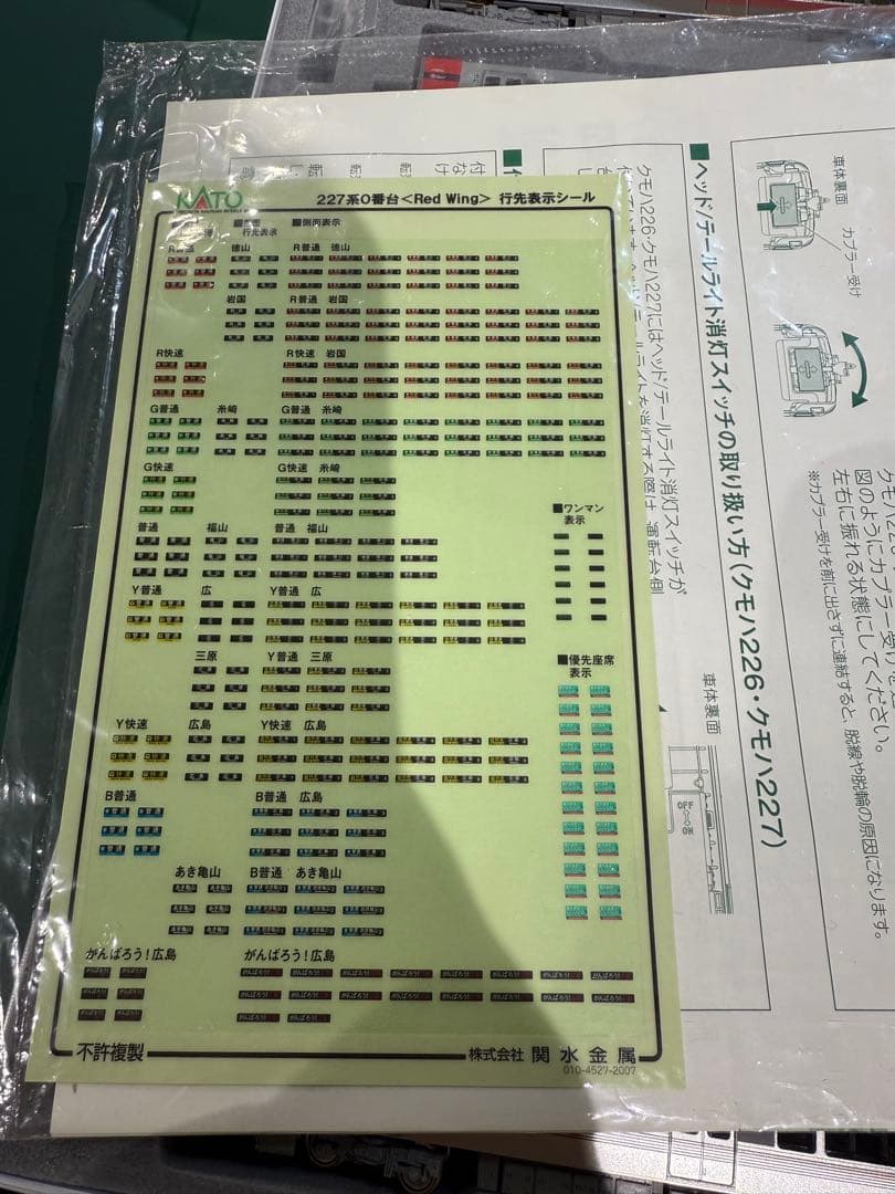 KATO 10-1629.1612 計8両セット　227系 \"Red Wing\"