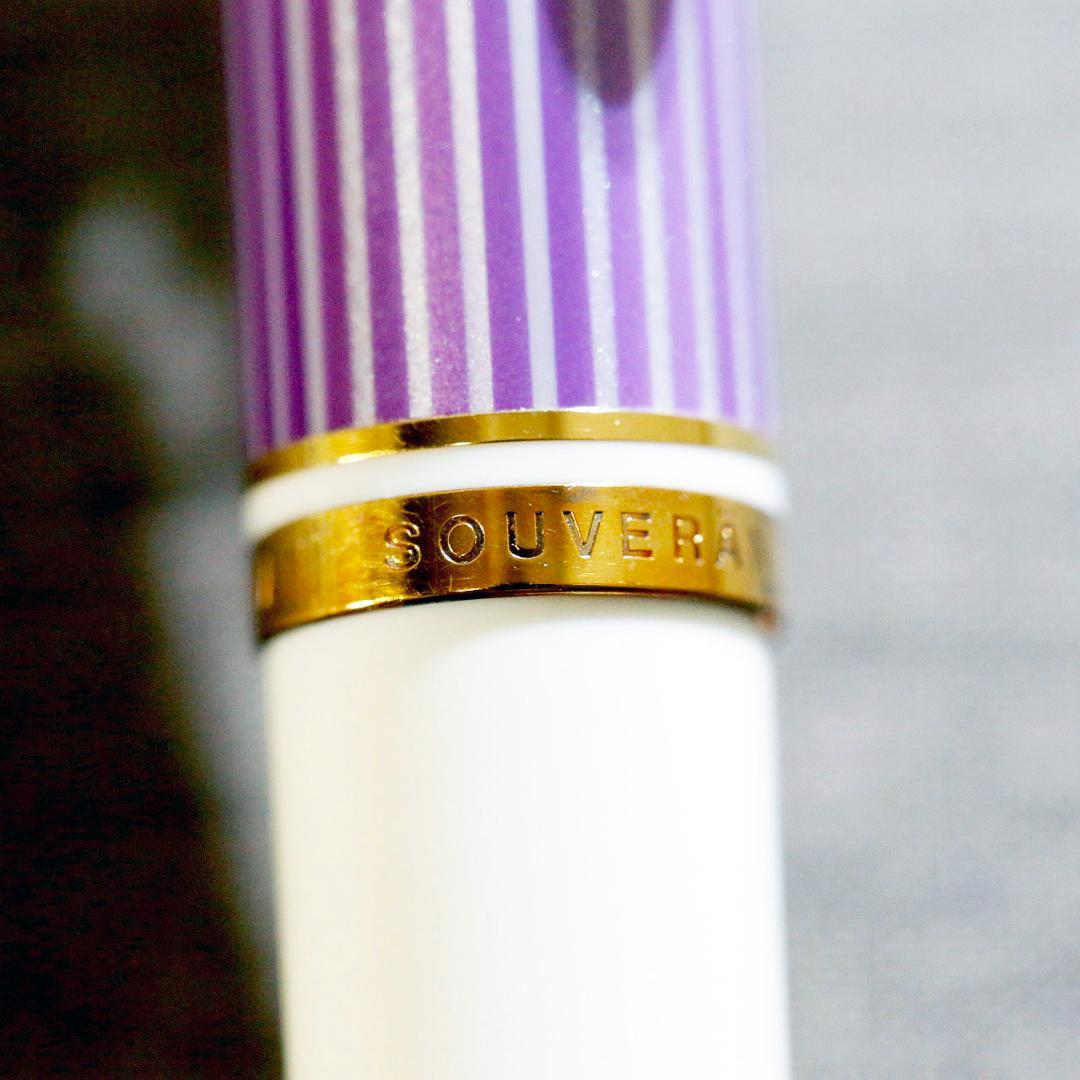 【限定品 美品】ペリカン ボールペン Ｋ６００ バイオレット ホワイト