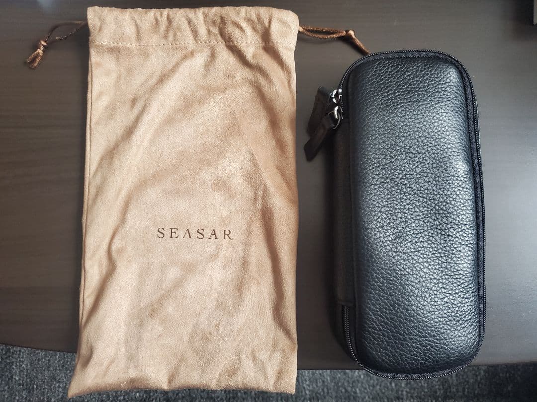 [あおりょページ]SEASAR OctFold ペンケース エンボスレザー