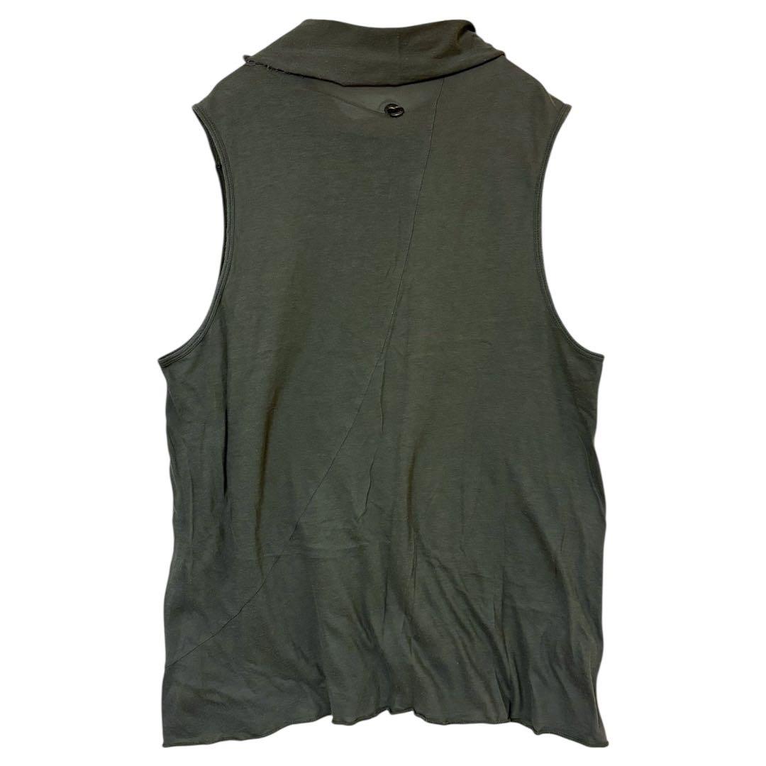 【希少】シヴァ SIVA★00's★変形★ハイネック★タンクトップ M カーキ